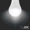 LED žiarovka E27, 9W, 806lm, A60, 3in1 (3000K + 4000K + 6400K) - zmena farby vypínačom