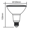 E27 LED Žiarovka 15W, PAR38, IP65