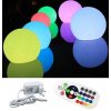 LED RGB svietidlo BALL 1,5W (54lm), IP54, plast, nabíjatelné