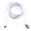 iPhone USB Lighting kábel, certifikácia MFI, 1.5m, biely