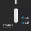 LED designer Luster 18W (1200lm), biely, 3000K