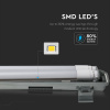 LED Vodeodolná lampa s 2x18W trubice (3400lm), 120cm, IP65