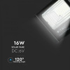 LED Solárny reflektor so 16W solárnym panelom, 1050lm, IP65, 10000mAh