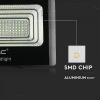 LED Solárny reflektor s 20W solárnym panelom, 1650lm, IP65, 10000mAh