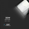 LED solárny reflektor s 35W solárnym panelom, 2450lm, IP65, 15000mAh