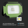 10W LED prenosný reflektor + SOS funkcia, nabíjateľný (700Lm), SAMSUNG chip, 6400K
