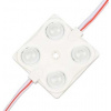 LED modul SMD2835, 1,44W (120lm), 4xLED,  IP68, 160°, červený