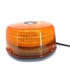 LED strešné výstražné svetlo - maják, 24W, 12-24V, oranžové