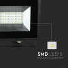 20W LED reflektor E-Series SMD, čierny, zelené svetlo