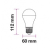 LED žiarovka E27 s pohybovým senzorom, 9W (806lm)