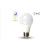 LED žiarovka E27 s pohybovým senzorom, 9W (806lm)