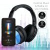 BlueTooth slúchadlá bezdrôtové 500mAh, modré