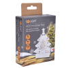 Solight LED kovový vianočný stromček, 2xAA [1V218]