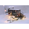 Solight LED vonkajšia vianočná reťaz, 400 LED, 20m, prívod 5m, 8 funkcií, IP44, teplá biela [1V07-WW]