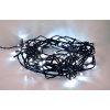 Solight LED vonkajšia vianočná reťaz, 400 LED, 20m, prívod 5m, 8 funkcií, IP44, studená biela [1V07-W]