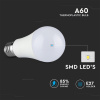 LED žiarovka E27, 9.5W, 1521lm (160LM/W), A60