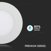 22W LED Panel Premium 1800lm, okrúhly, 4000K