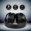 BlueTooth slúchadlá bezdrôtové 500mAh, čierne