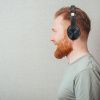 BlueTooth slúchadlá bezdrôtové 500mAh, čierne