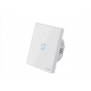Smart 1-Vypínač biely WiFi + RF433 Sonoff, typ T2EU1CTX (1 kanál), 2A, max.480W, tvrdené sklo [IM190314015]