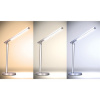 Solight LED stolná lampička, 7W, 400lm, stmievateľná, zmena chromatickosti, strieborná farba [WO53-S]