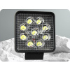 LED Epistar pracovné svetlo, hranaté, 24W, 1430lm, 12/24V, IP67 [L0077S]