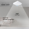 LED stropné svietidlo, 15W, 1500lm, Samsung chip, štvorcové