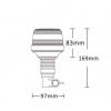 LED Výstražný maják flex 25W, 12/24V, R10 R65 [ALR0075]