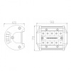 LED pracovné svetlo 30W, 1300LM, 12V/24V, IP67 [LB0086]