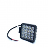 LED pracovné svetlo s vypínačom, štvorec,16xLED, IP 6K9K [L0161]