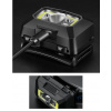 LED nabíjateľná čelovka Supfire X30, 5 módov + senzor, nabíjanie cez Micro-USB, 5W, 340lm, 120m