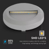LED schodiskové svetlo, 2W, 60lm, IP65, sivé