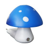 Nočné svetielko Hríbik so senzorom 0,4W 6400K modrý + biely [846LED4SB]