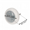 LED nočné svetielko do zástrčky so súmrakovým a PIR senzorom 120°, 8xLED, 40lm, 6500K [LA-2]