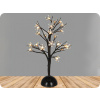 LED stromček na stôl, silikónové kvety, 3xAA, 25LED, teplá biela, IP20 [XCHERRYLEDWW45]