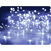 LED dekoračná reťaz cluster 2.5m, 50LED, 3xAA, studená biela, bez funkcií, strieborná [X01502117]