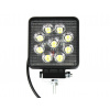 LED Epistar pracovné svetlo, hranaté, 27W, 2200 lm, 12/24V, IP67, 1+1 zadarmo! [L0077S]