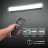 LED solárne vodeodolné svietidlo 18W,  3000-6400K, IP65, diaľkové ovládanie