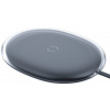 Baseus Jelly bezdrôtová nabíjačka 15W + kábel USB-C, čierna [023062]