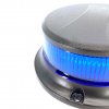LED výstražný maják modrý s magnetom, 27W, 12/24V, 3m kábel do zapaľovača, R10 R65, 3 módy [ALR0056]