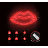 Forever Light Neon LED dekorácia - pery červené, 3xAA/USB [RTV100207]