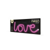 Forever Light Neon LED dekorácia -  LOVE, ružová, 3xAA/USB