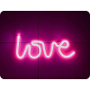Forever Light Neon LED dekorácia -  LOVE, ružová, 3xAA/USB