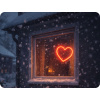 Forever Light Neon LED dekorácia -  srdiečko červené, 3xAA/USB [RTV100214]