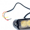 LED CREE výstražné svetlo, 9W, 12-24V, oranžové, IP67