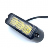 LED CREE výstražné svetlo, 9W, 12-24V, oranžové, IP67