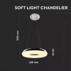 LED Luster 40W, Soft Light, 40 cm