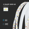 LED pás do interiéru ohýbateľný 5W/m 420LM/m 60 LED/SMD 2835, IP20, 12V, 3000K