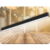 LED lineárne závesné svietidlo 40W, 3270lm, SAMSUNG chip, čierne