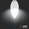 E14 LED žiarovka 5.5W, 470lm, C37, CRI>95/10-PACK!